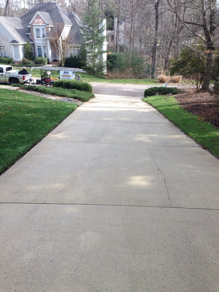 Driveway & Concrete Cleaning Pressure Washing Raleigh