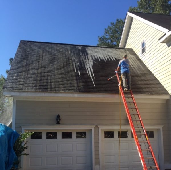 Raleigh Powerwashing Roof Cleaning