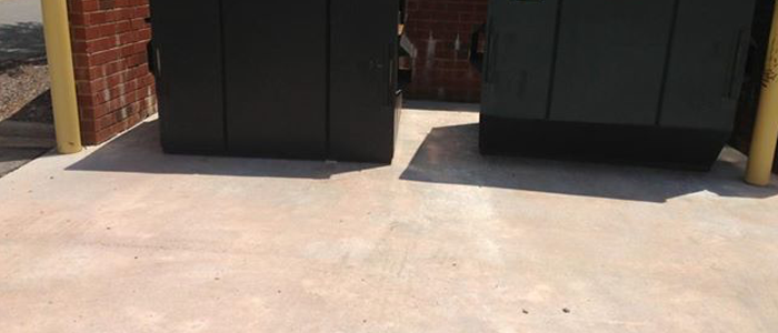 Dumpster Pad Cleaning