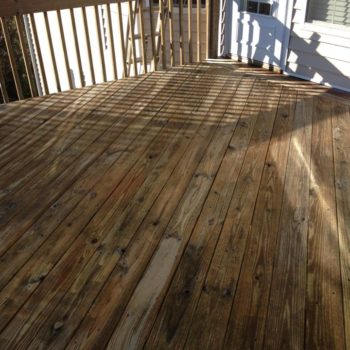 Deck Restoration During