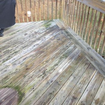 Deck Restoration Before