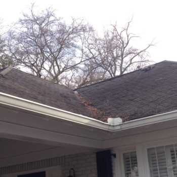 Gutter Cleaning Before